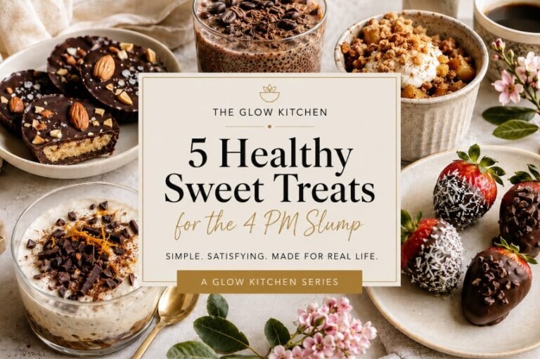 5 healthy sweet treats for the 4 PM slump