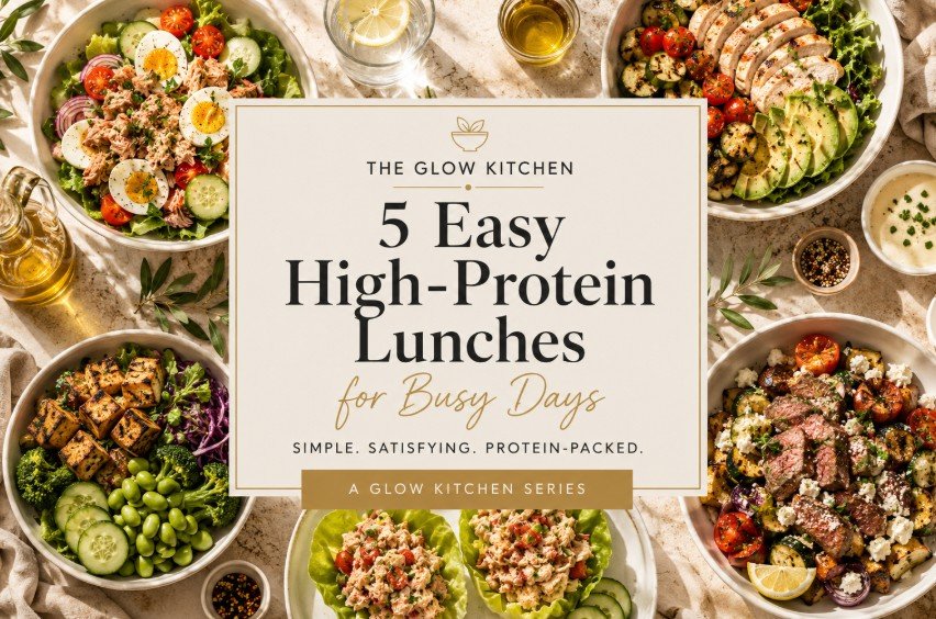 The Glow Kitchen: 5 Easy High-Protein Lunches for Busy Days