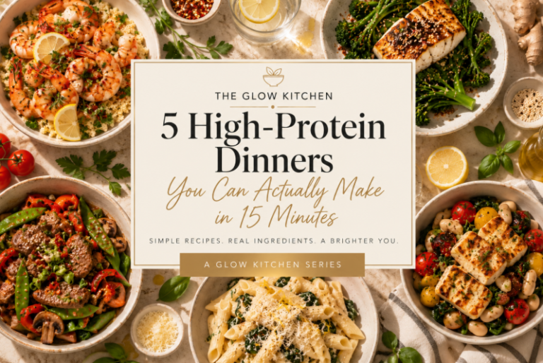 5 high-protein dinners you can actually make in 15 minutes