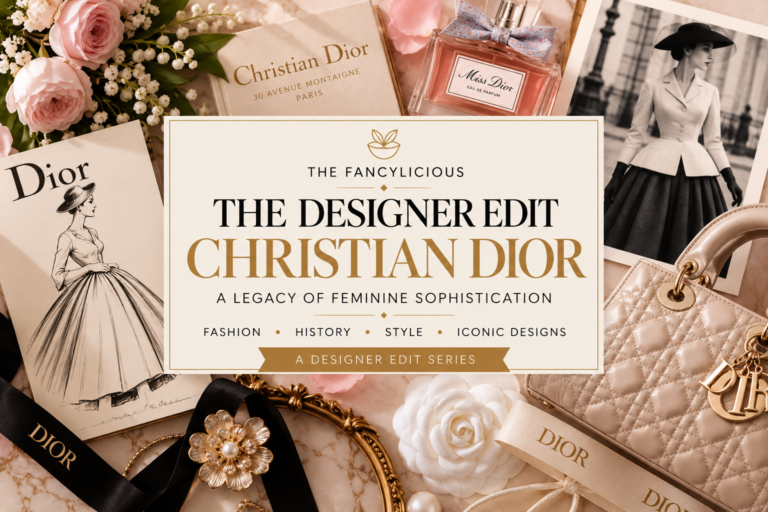 The Designer Edit Dior luxury fashion editorial